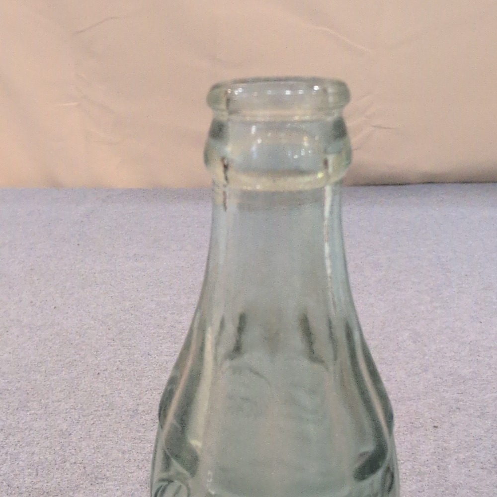Vintage Coca-Cola Christmas 1923 Patent Glass Bottle Monroe LA Georgia Green - Picture 2 of 6